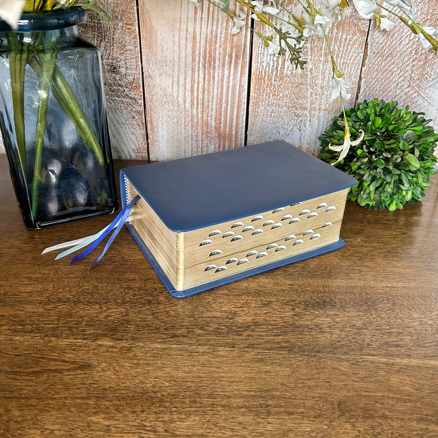 LDS Quad Combination - Royal Blue Full-Grain Leather | Ready-Made