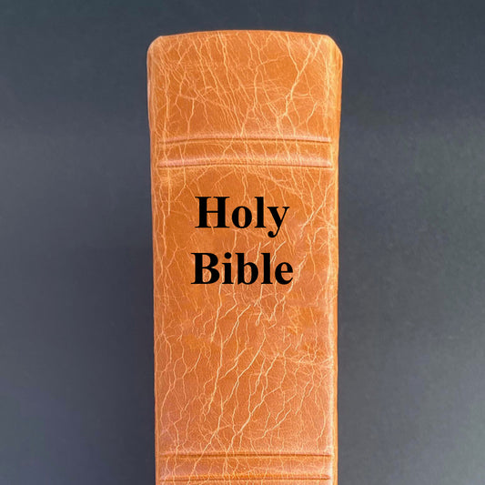 LDS Holy Bible - Full-grain Leather, Made-to-Order