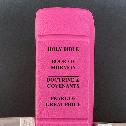 LDS Scripture Only Quad - Full-grain Leather, Made-to-Order