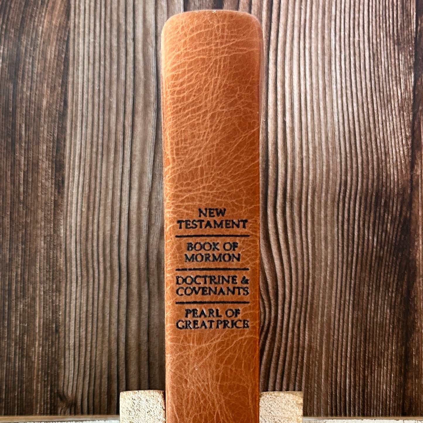 LDS New Testament with Triple - Full-grain Leather, Made-to-Order