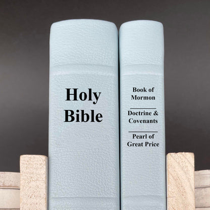 LDS Bible and Triple - Full-grain Leather, Made-to-Order