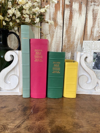 LDS Scripture only and Appendix only - Full-grain Leather, Made-to-Order