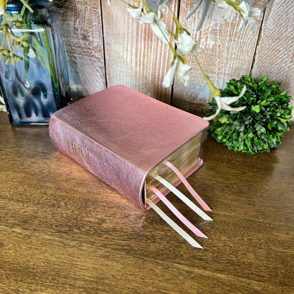 LDS Quad Combination - Metallic Pink Full-Grain Leather | Ready-Made