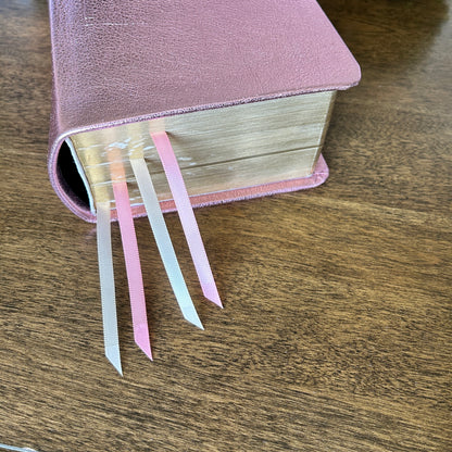 LDS Quad Combination - Metallic Pink Full-Grain Leather | Ready-Made
