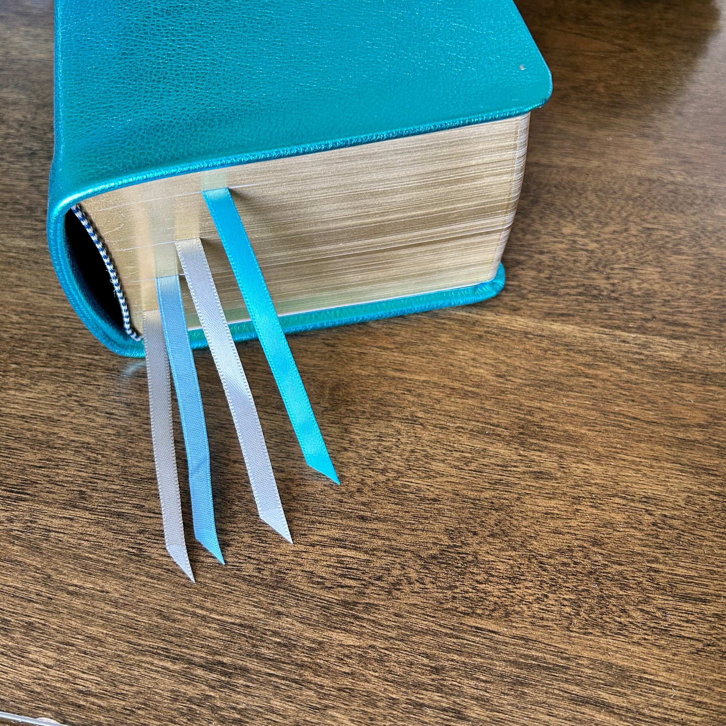LDS Quad Combination - Metallic Turquoise Full-Grain Leather | Ready-Made