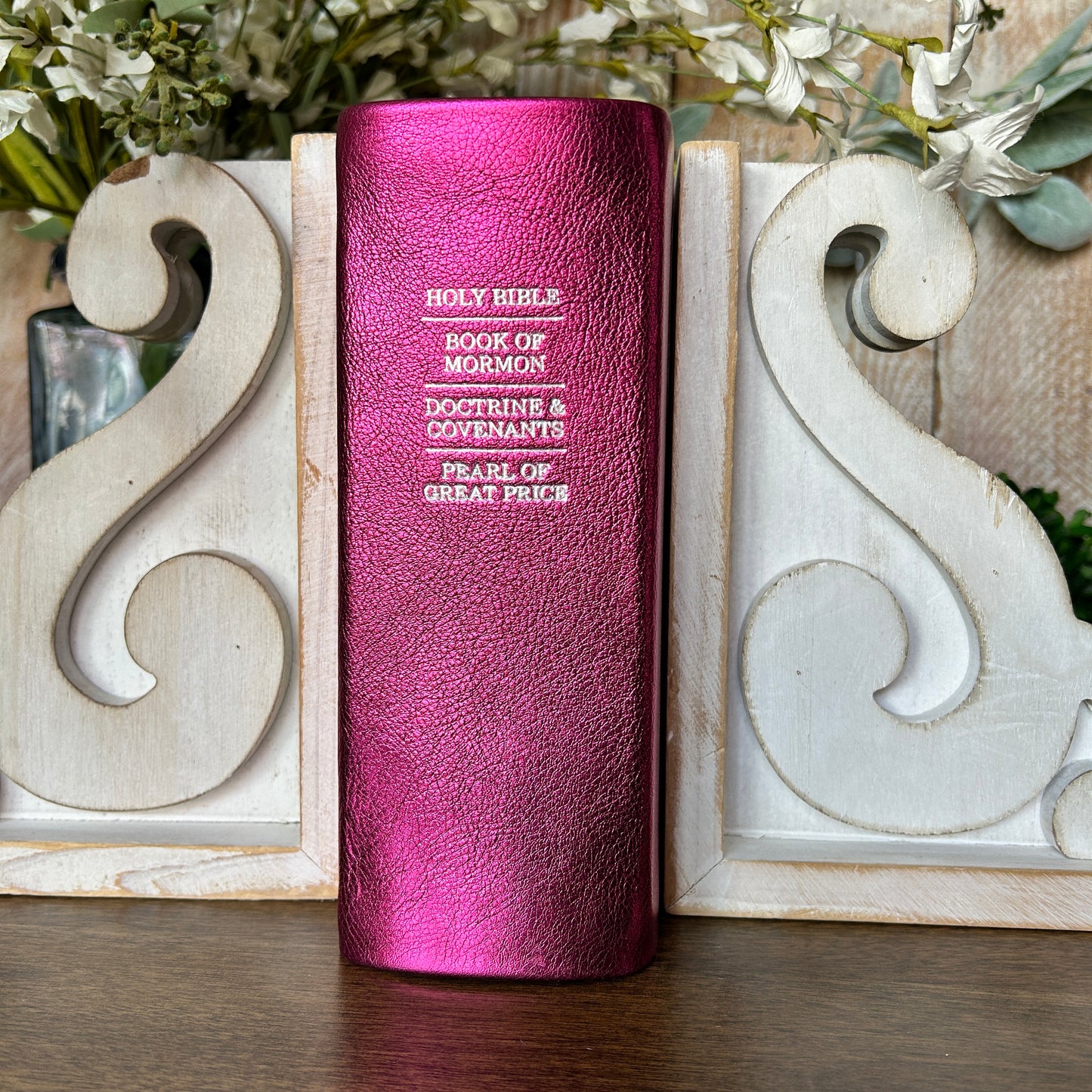 LDS Quad Combination - Metallic Hot Pink Full-Grain Leather | Ready-Made